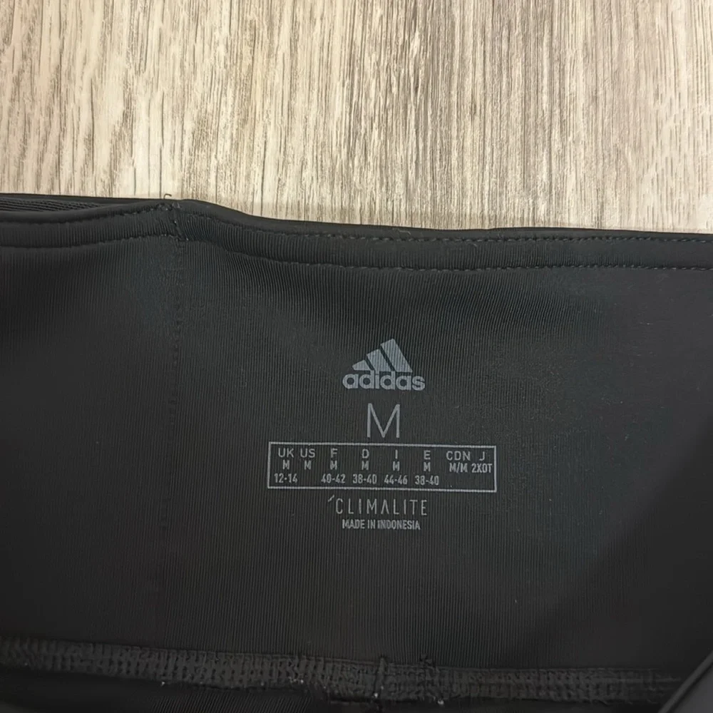 Addidas black womens medium pants climalite